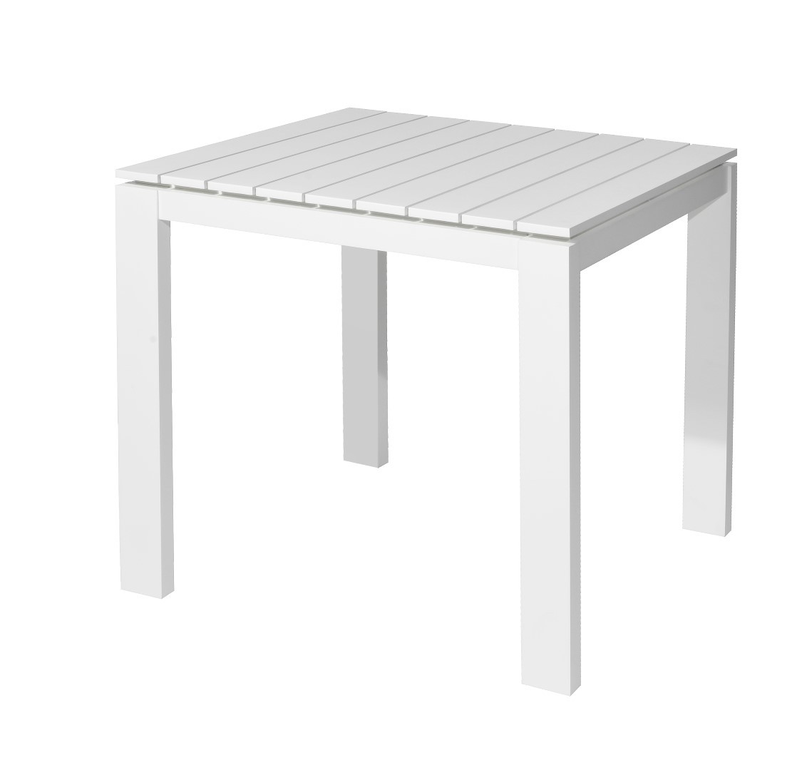 Max&Luuk Morris table 80x80x75 cm alu white - 