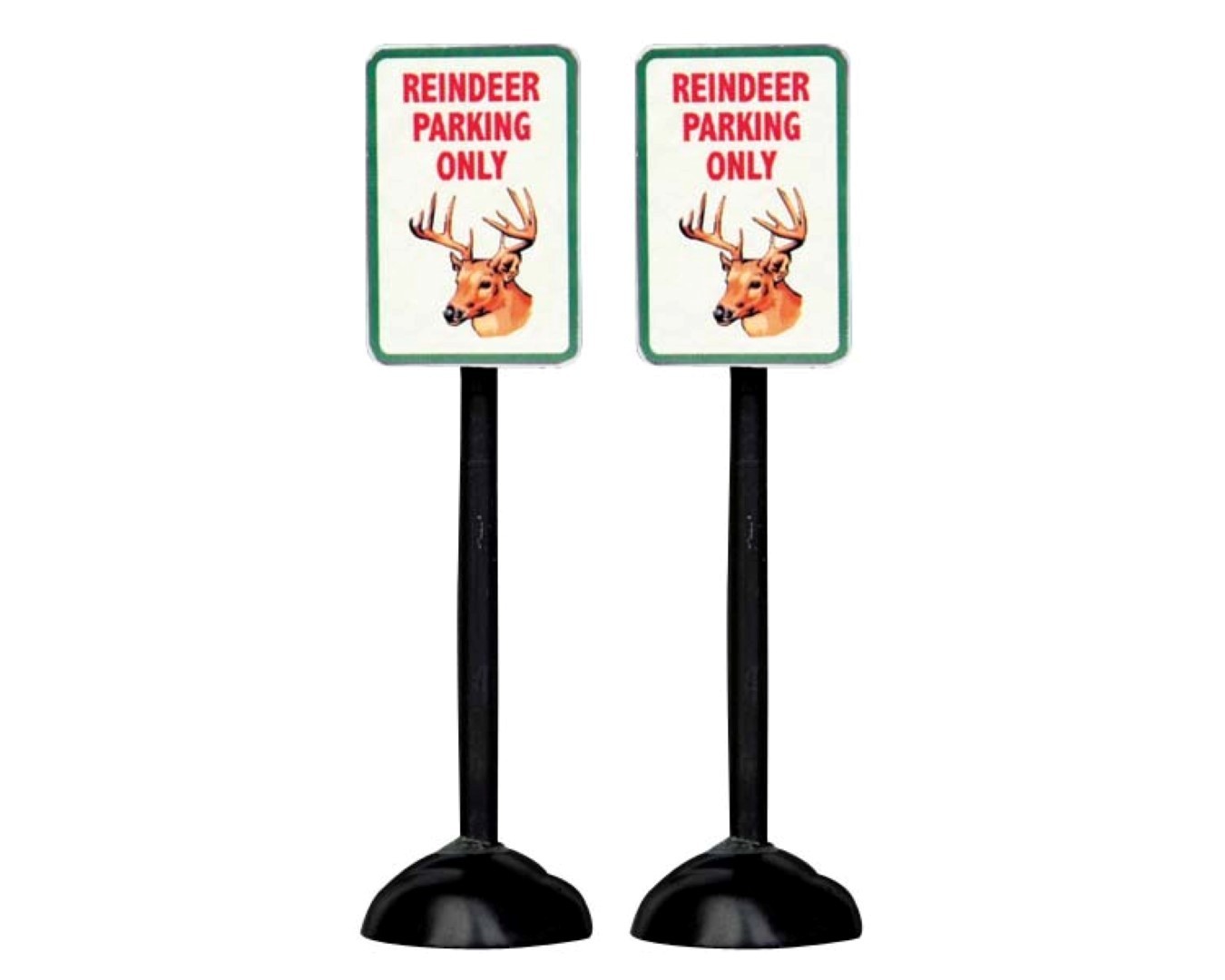 Reindeer parking only sign se