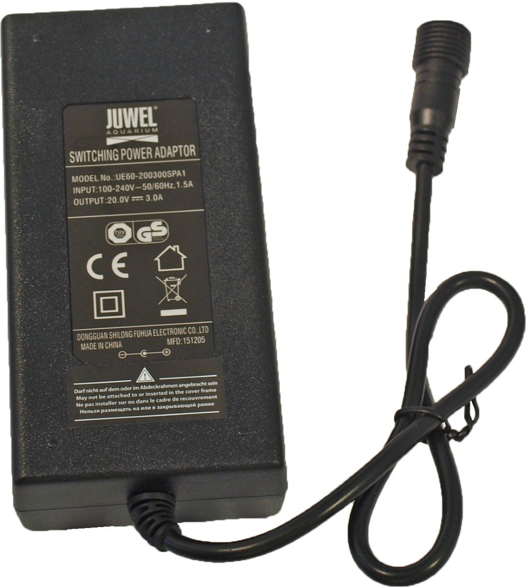 Juwel adapter met snoer voor HeliaLux 550-1000