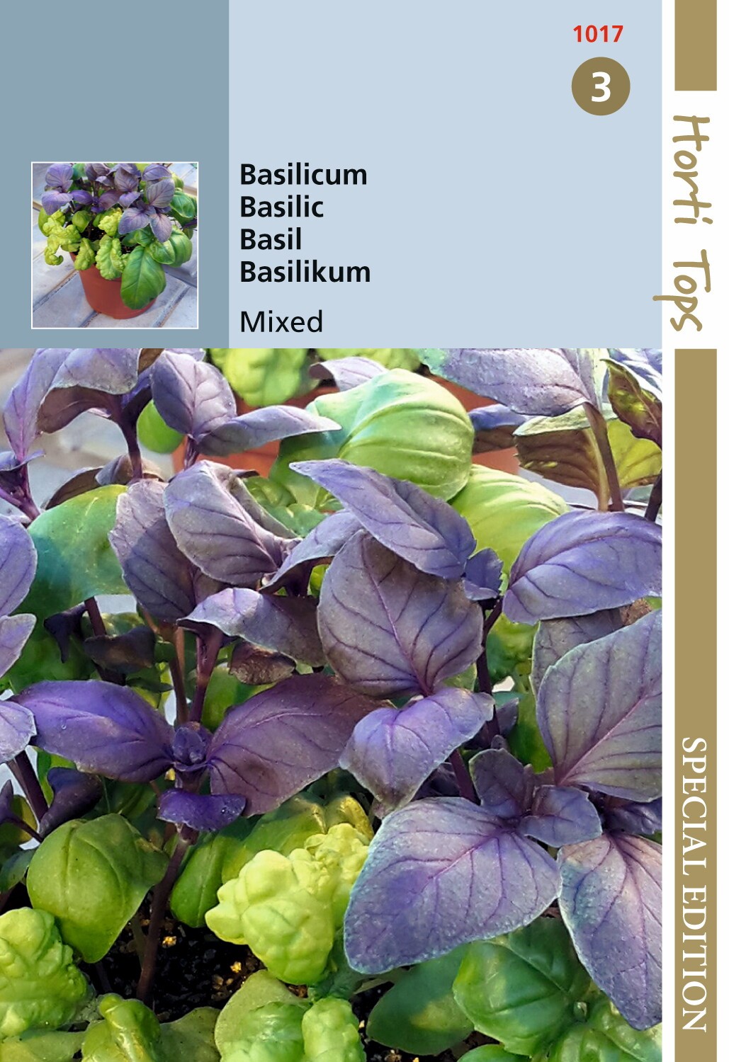 Hortitops zaden - Basilicum mixed 1.5 gram