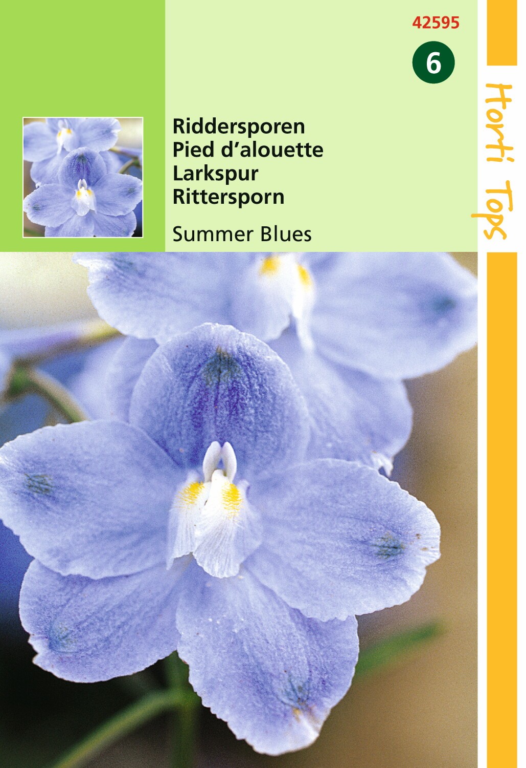 Hortitops Zaden - Delphinium Grandiflorum 'Summer Blues'