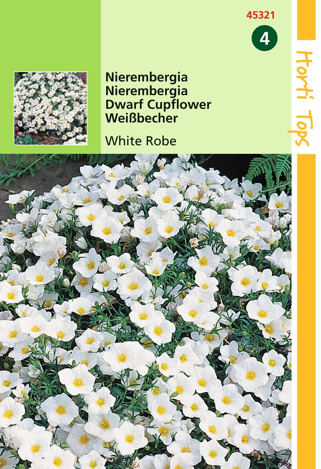 Hortitops Zaden - Nierembergia hippomanica White Robe