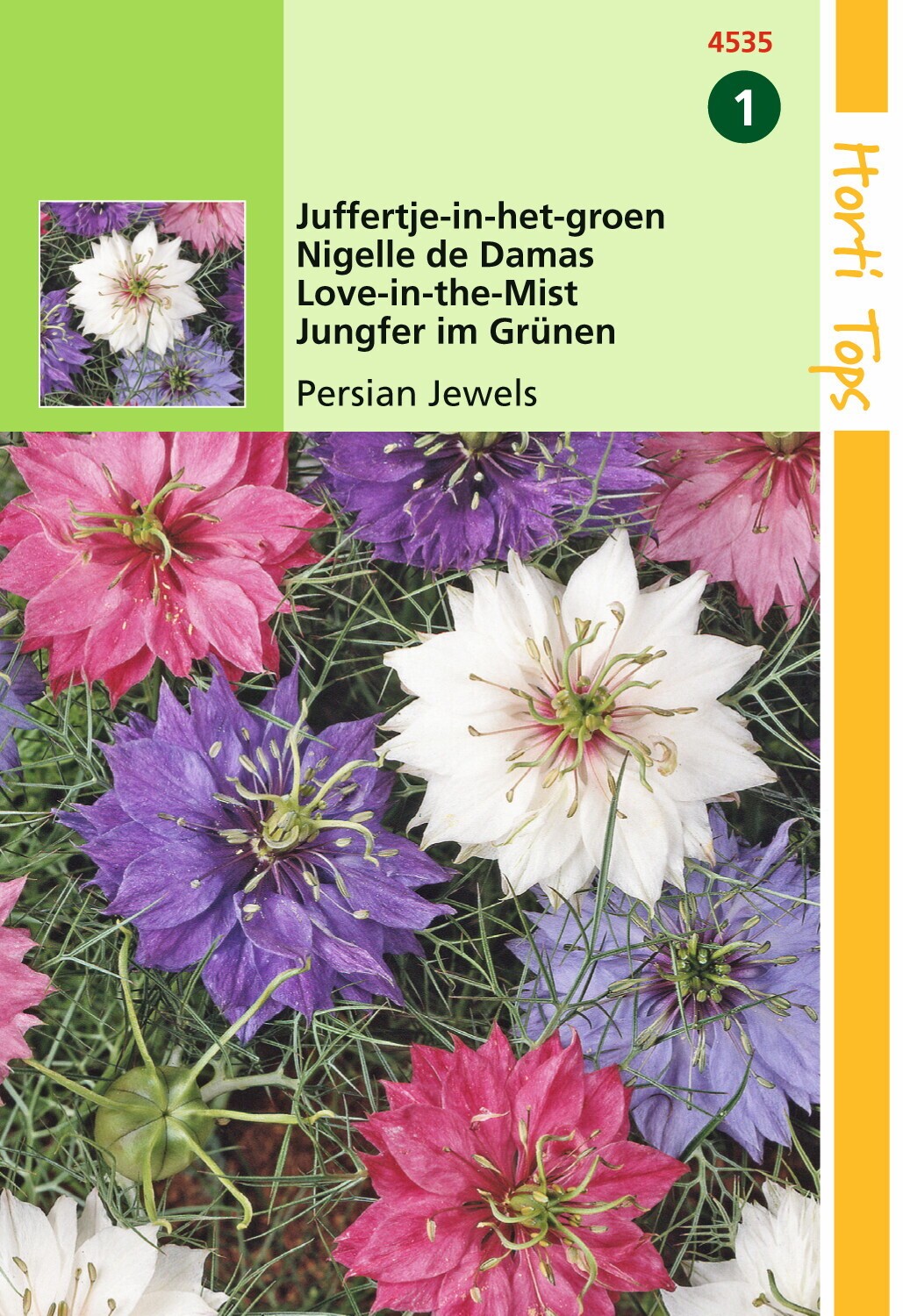 Hortitops Zaden - Nigella Damascena Persian Jewels Gem.