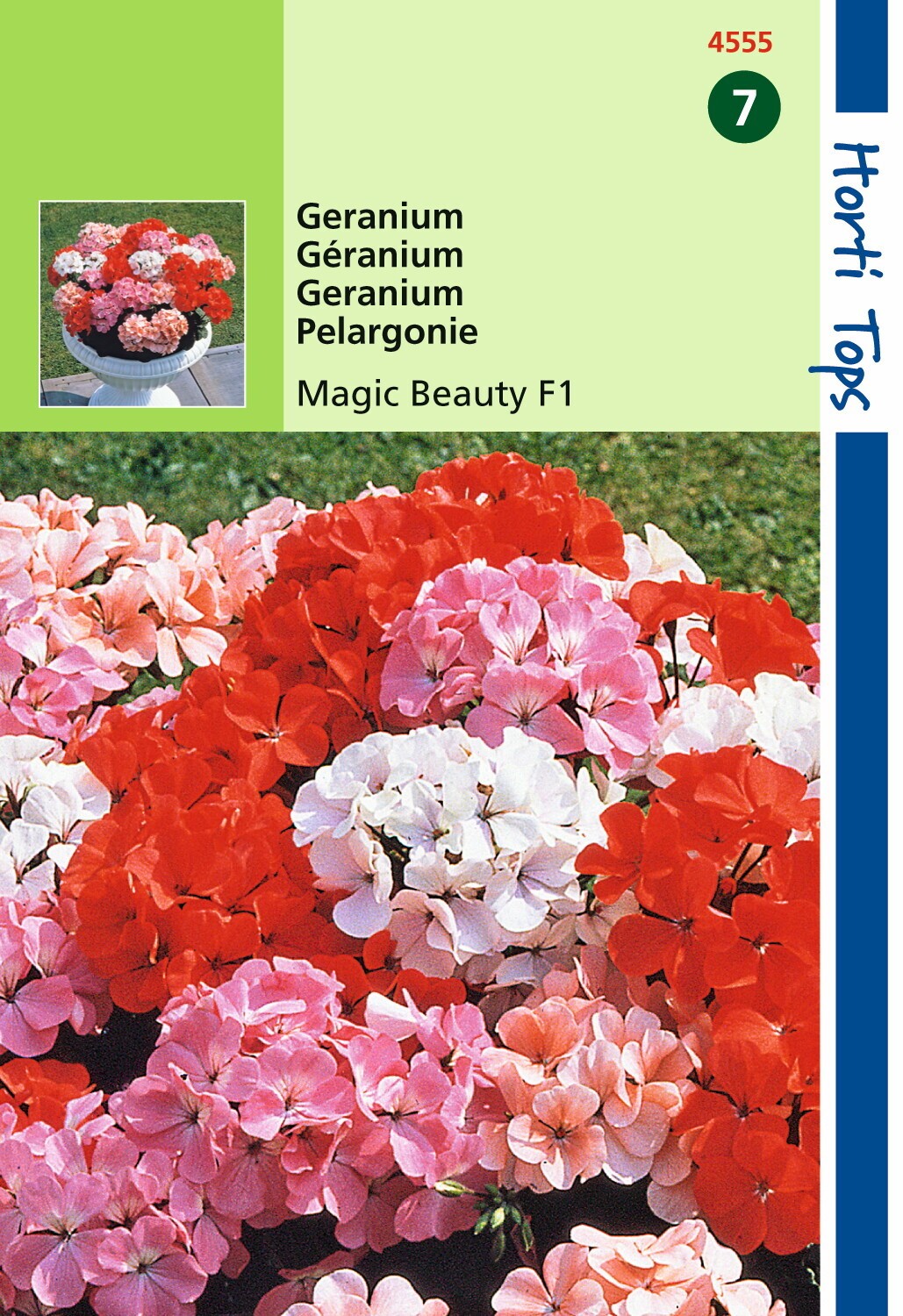 Hortitops - Geranium Bloemzaad - Magic Beauty - Gemengd