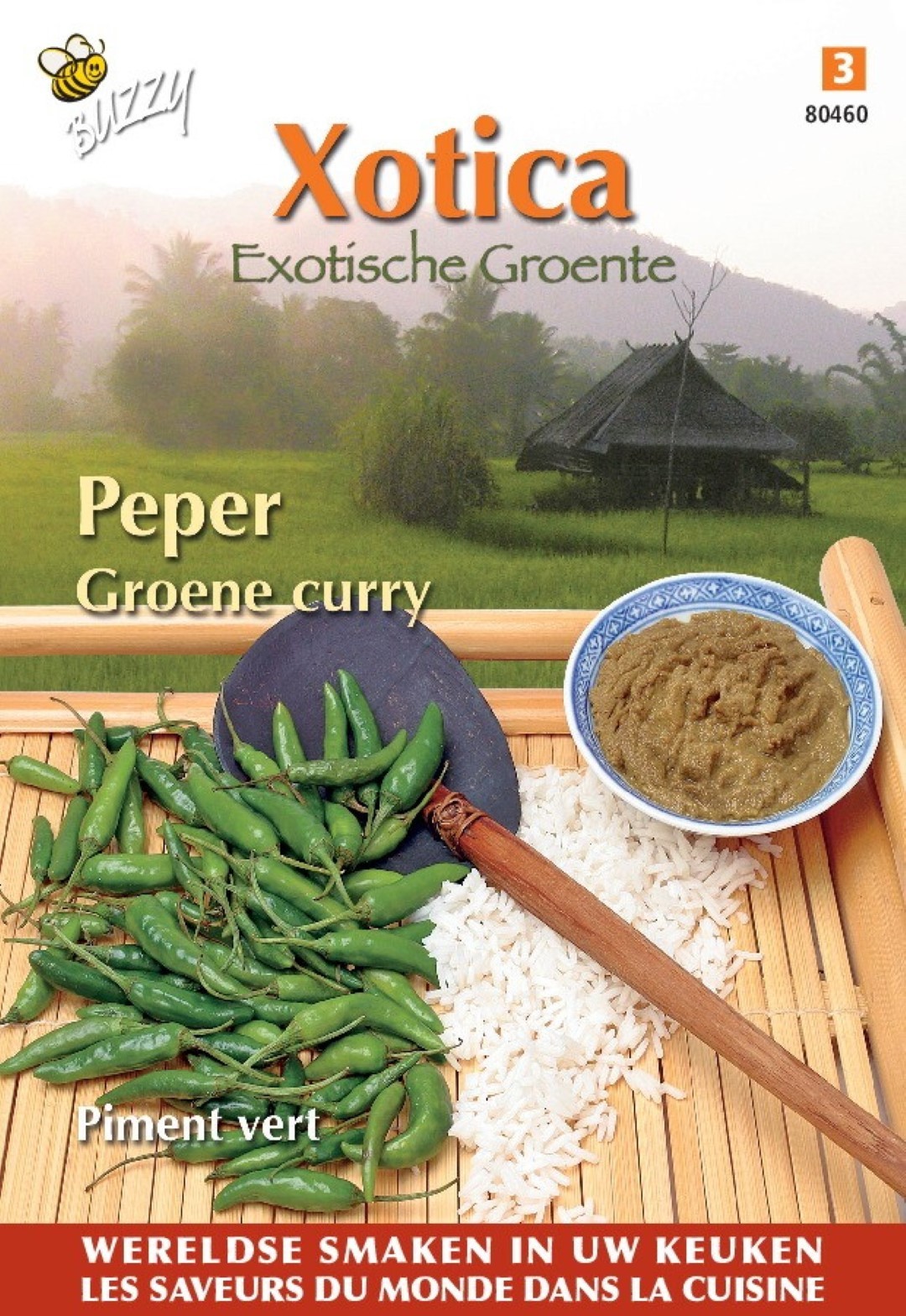 Xotica peper groene curry cabai f1