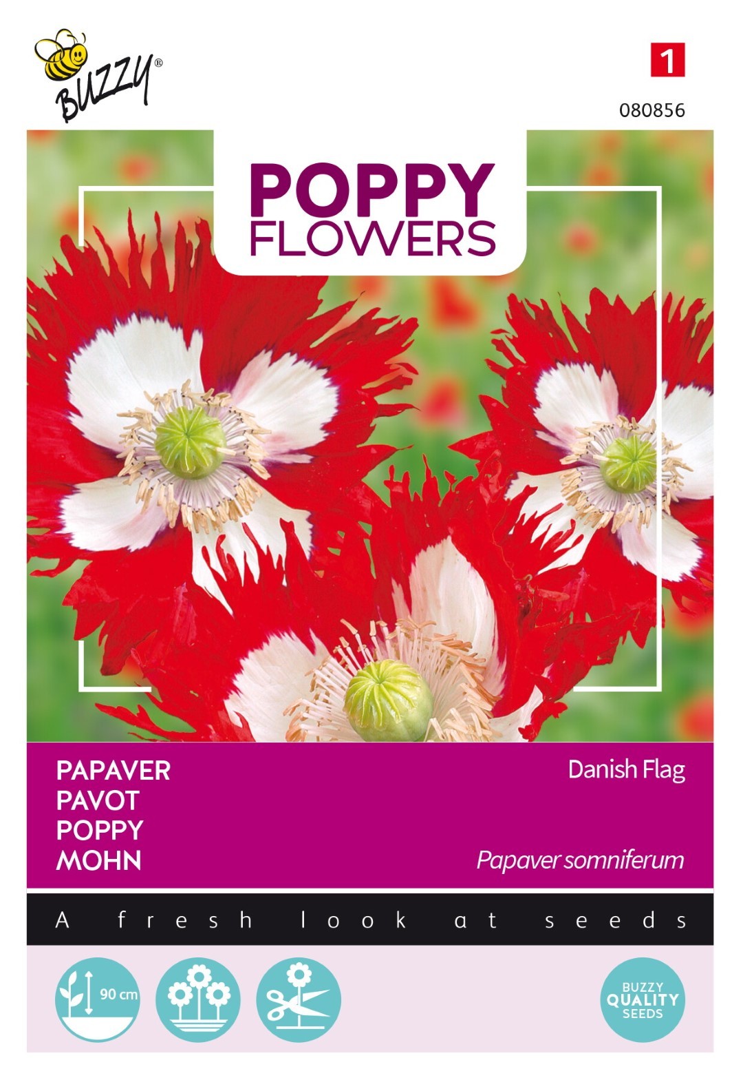 Buzzy® Poppies of the world - Papaver Deense Vlag
