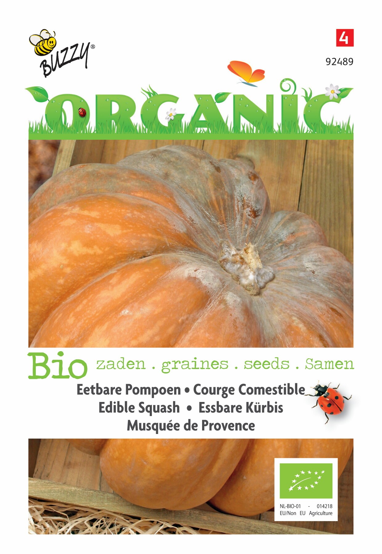 Buzzy® Organic Pompoen Musquée de Provence (BIO)