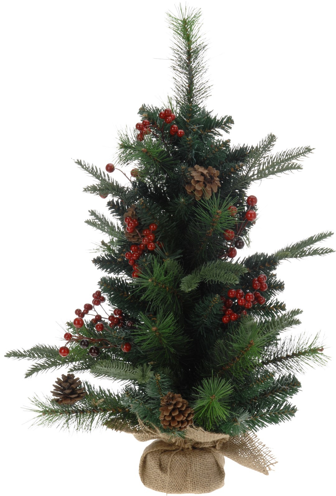 Kerstboompje met besjes 60 cm - Nampook