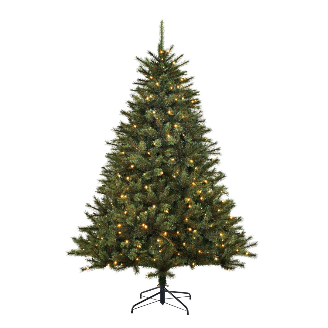 Black Box Toronto kunstkerstboom groen LED d130 h185 cm groen - 