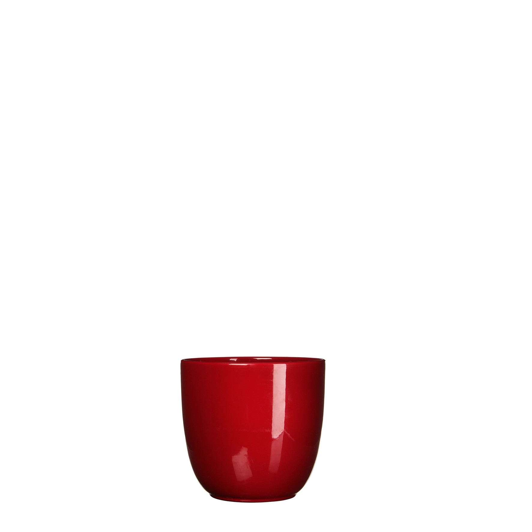 Bloempot Pot rond es/7 tusca 7.5 x 8.5 cm d.rood Mica
