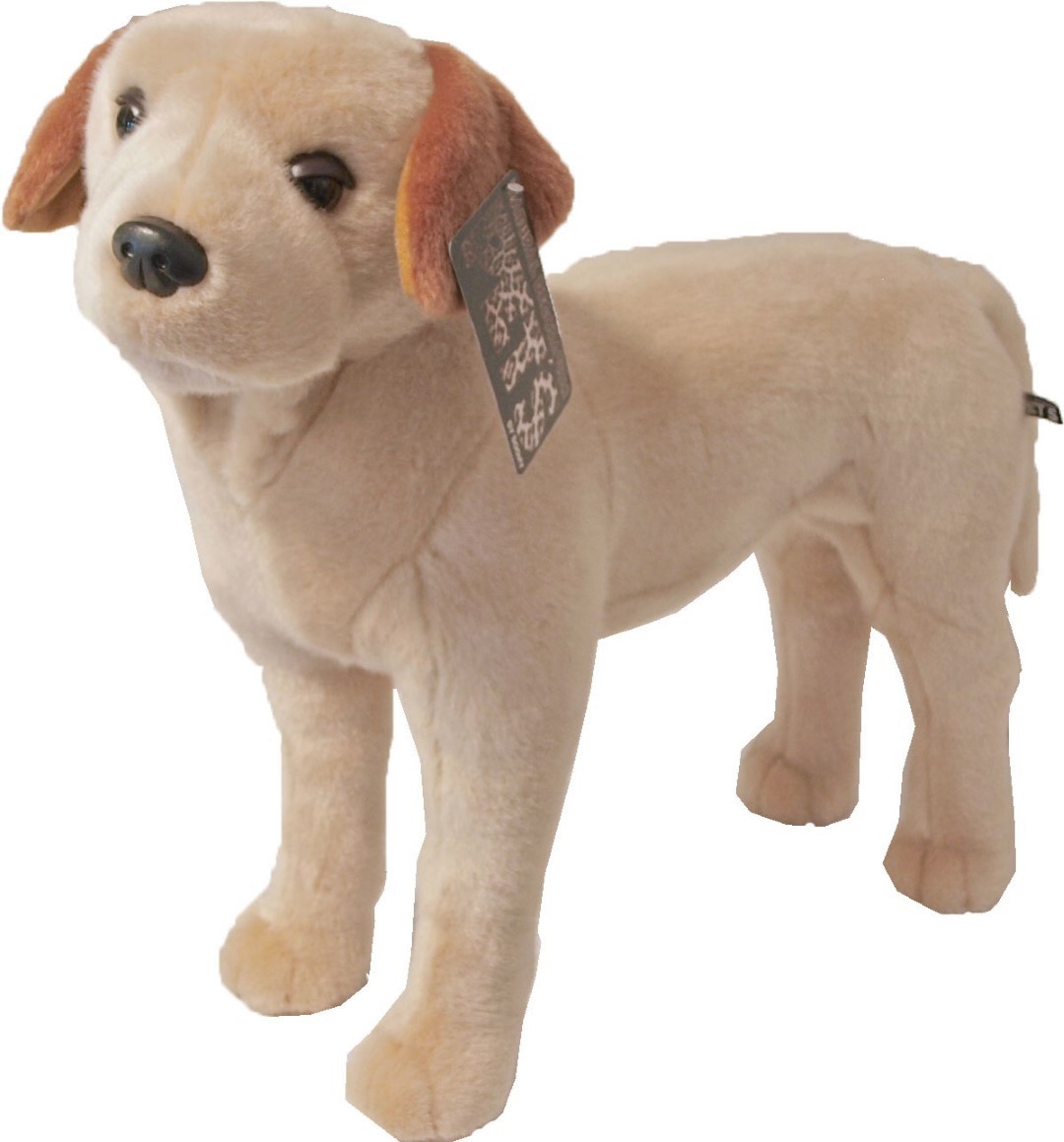 Boony Natural Decoration pluche labrador blond 53 cm staand