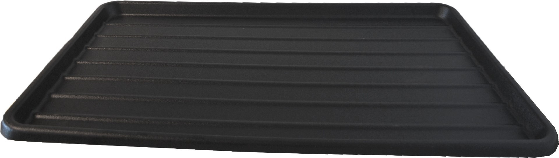 Plastic lade voor draadkooi met deur en schuifdeur nr. 5 zwart 121x75 cm - Gebr. de Boon