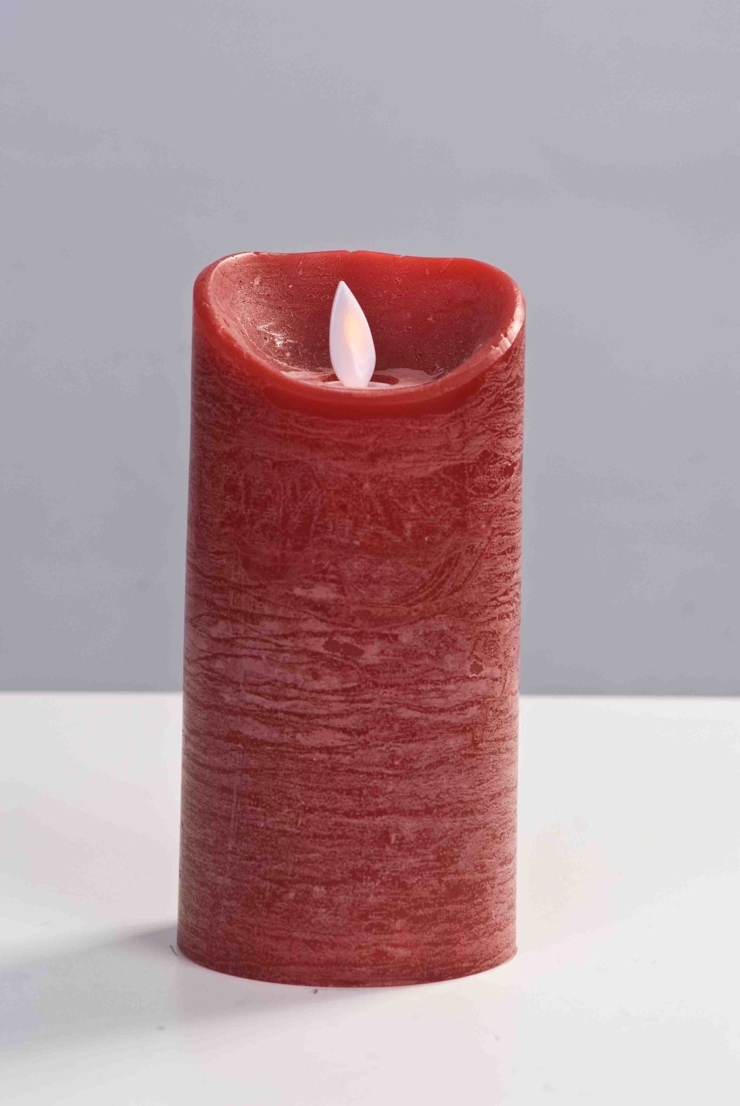 Magic Flame Kaars 75x150mm rood - 