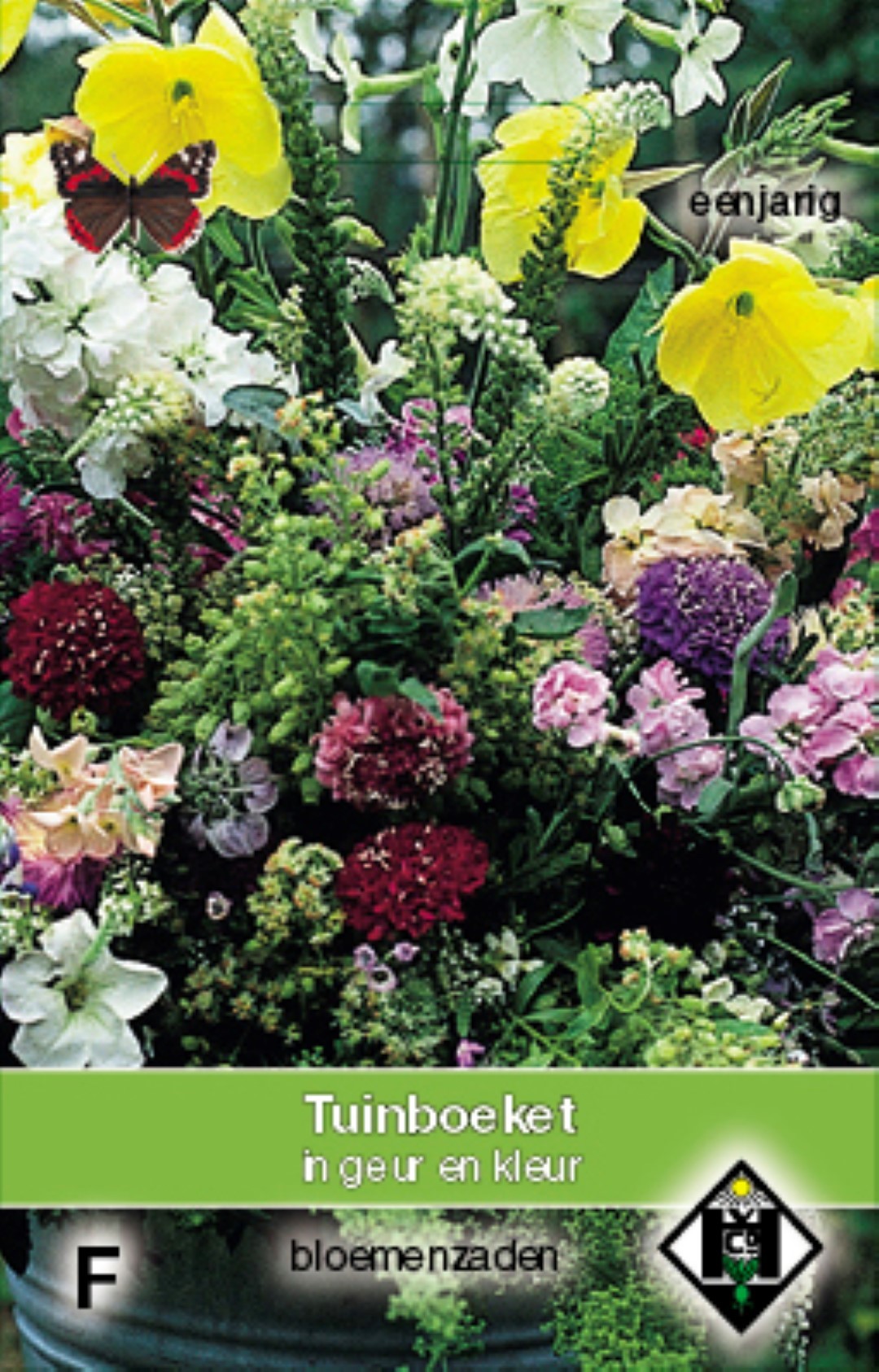 Tuinboeket, geur en kleur mengsel