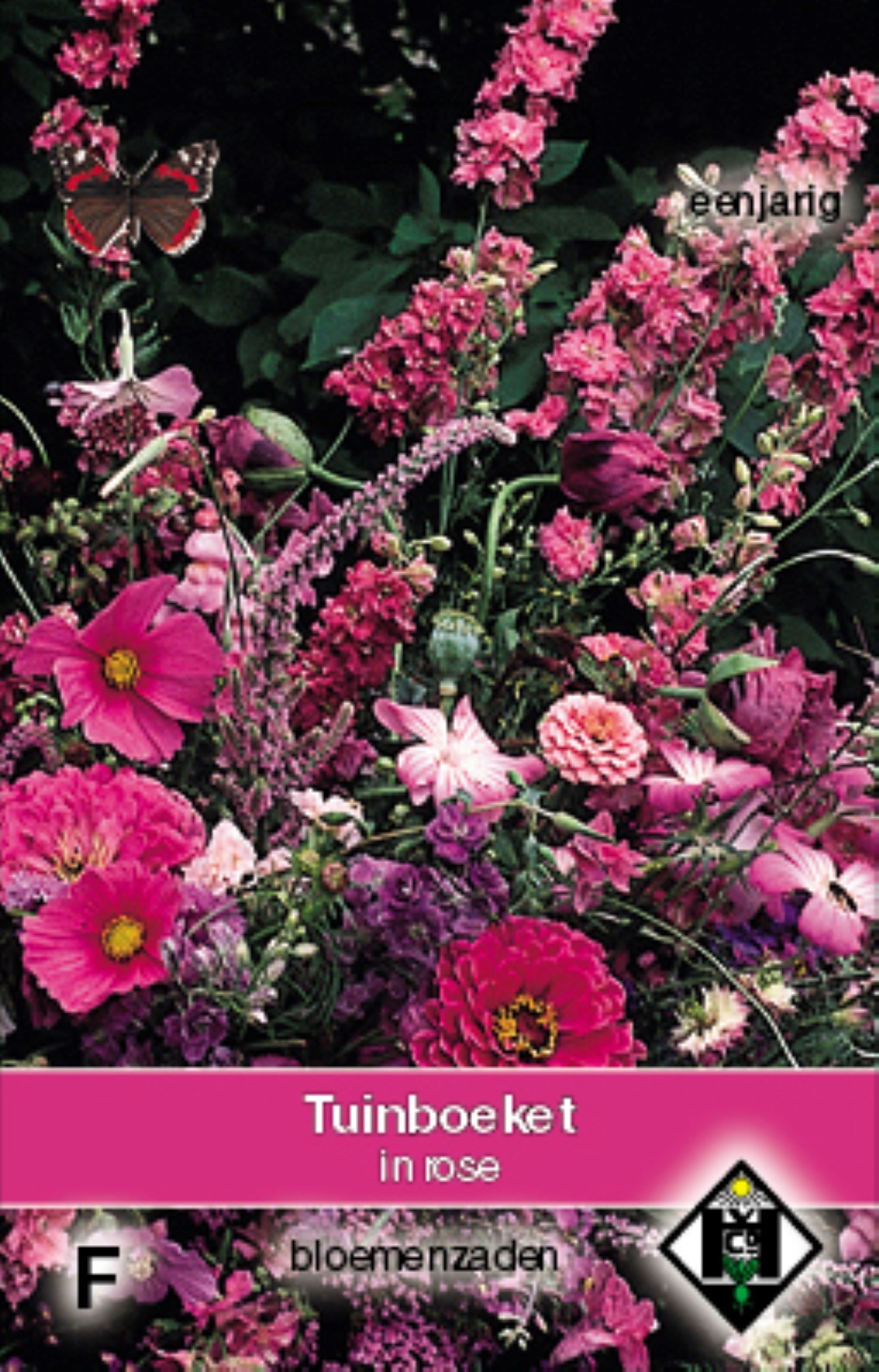 Tuinboeket, Plukmengsel in rose