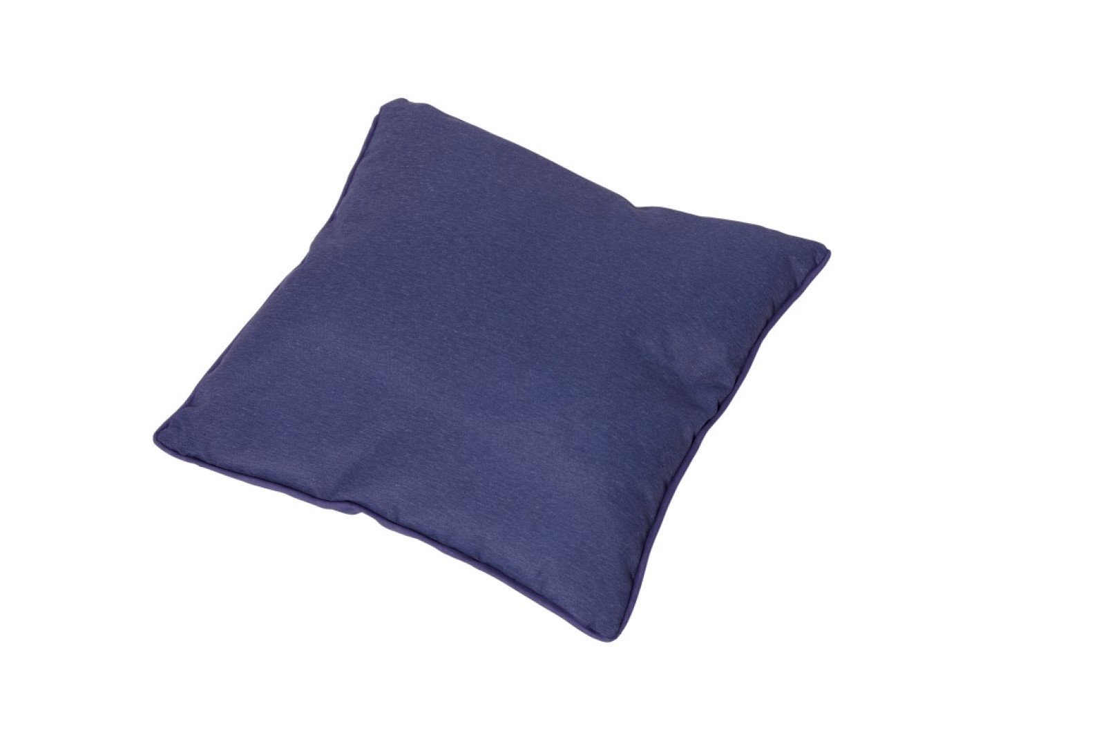 4 stuks! Pillow 60x60 blue piping Panama safier blue