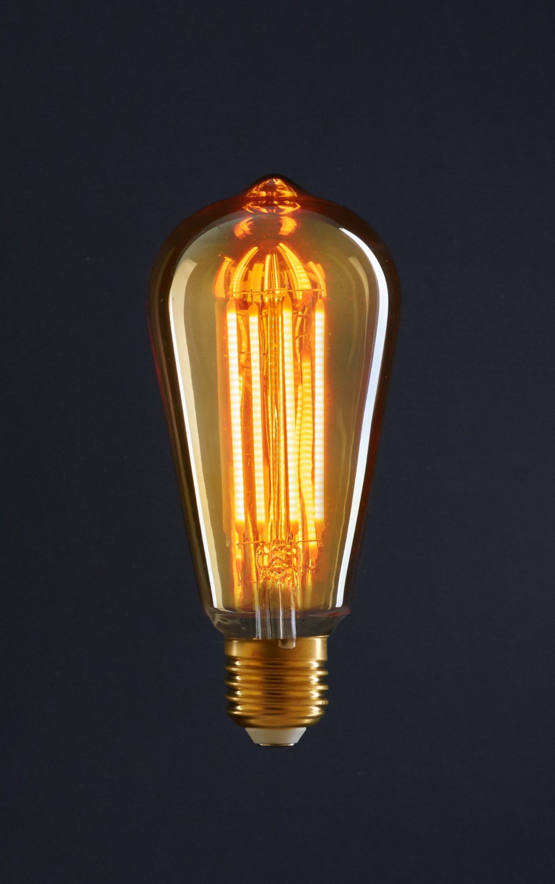 LED retro lamp 64x145 mm 2w1800k e27 niet dimbaar gloeidraad 4 stuks 6 cm