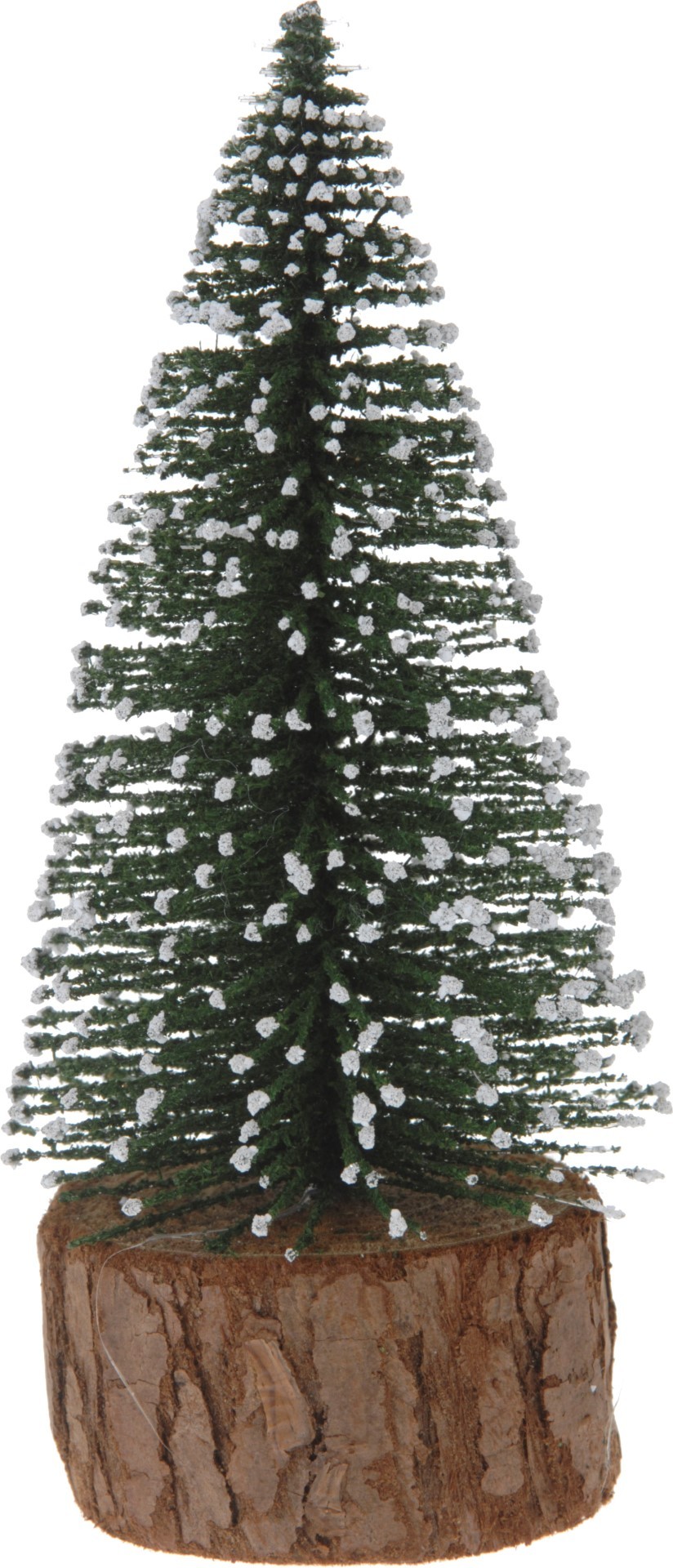 10 stuks! Kerstboompje 14cm groen sneeuw - Nampook