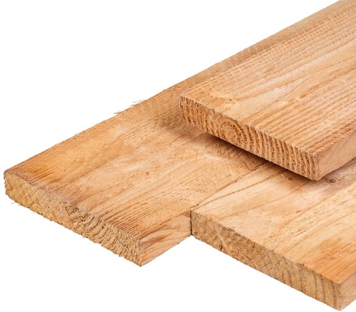 Plank geschaafd/fijnbezaagd 2,8 x 19,5 x 300 cm - Gardenlux