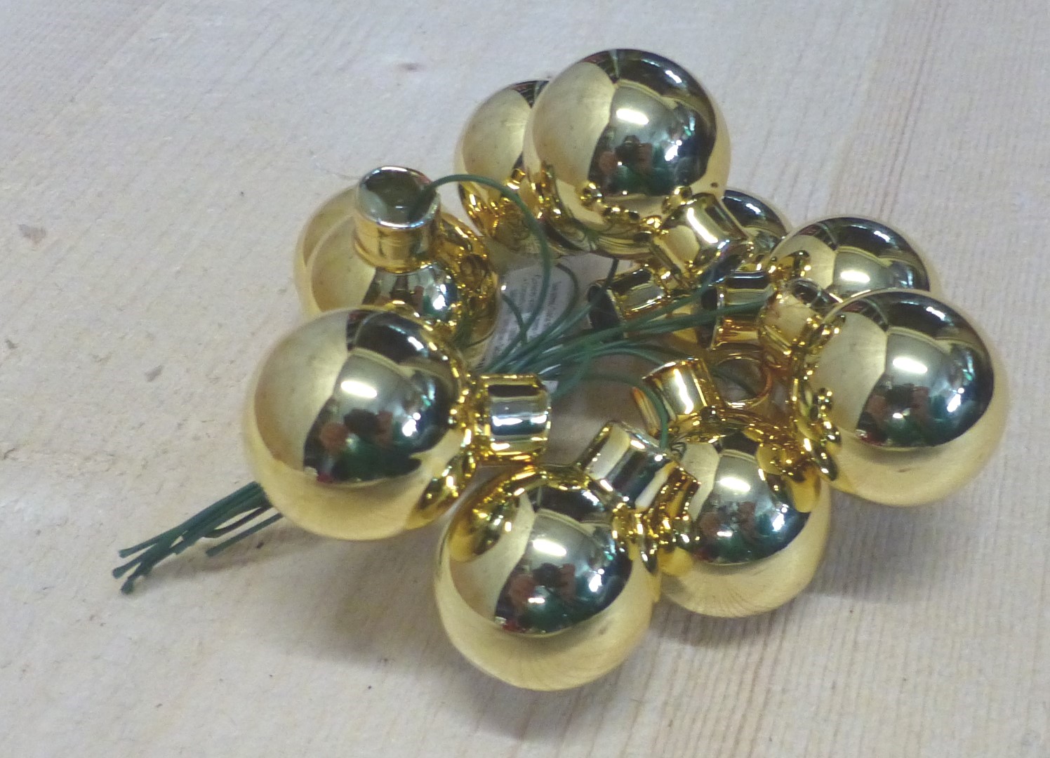 Kerstballetjes goud glas - Warentuin Mix