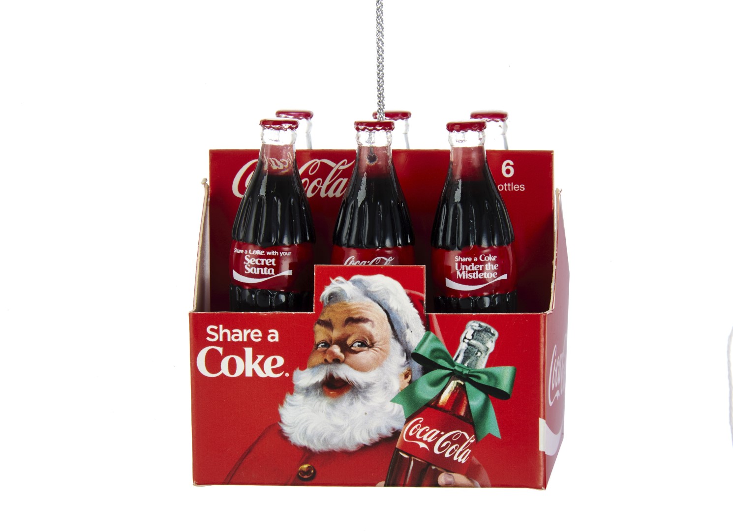 Coca-Cola 6 Pack Resin 2625 Inch