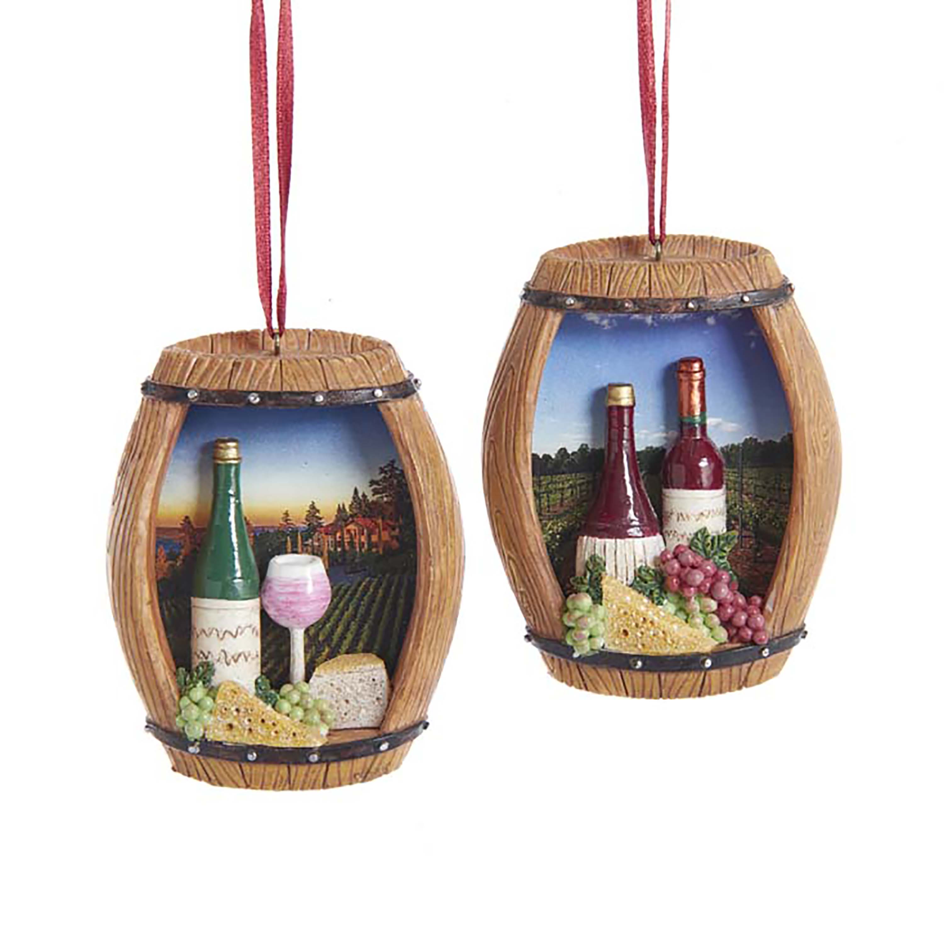 Kurt S. Adler Ornament Wine kunststof h8 cm - 