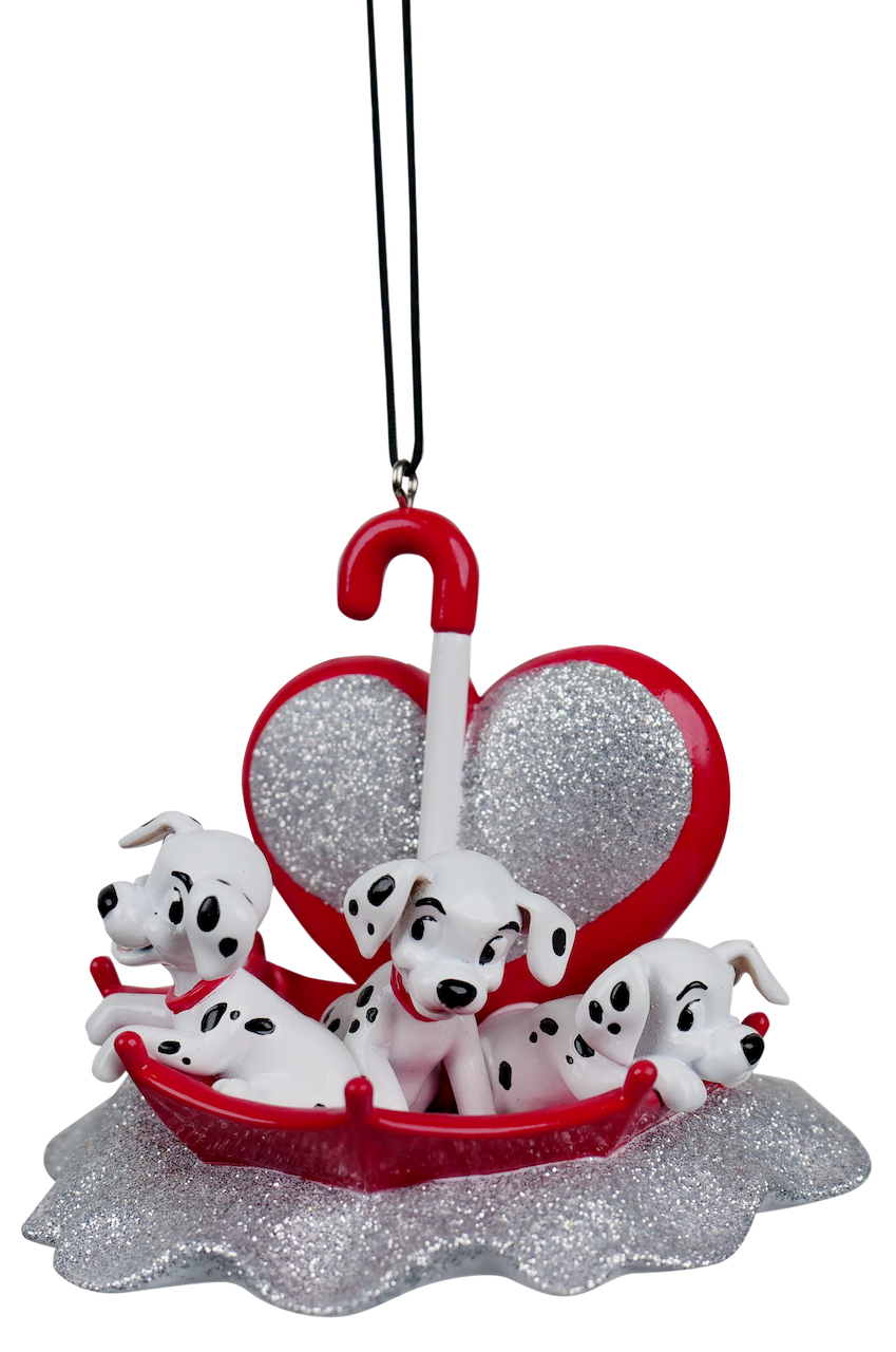 Disney kerstornament Dalmatiërs puppy's 3D
