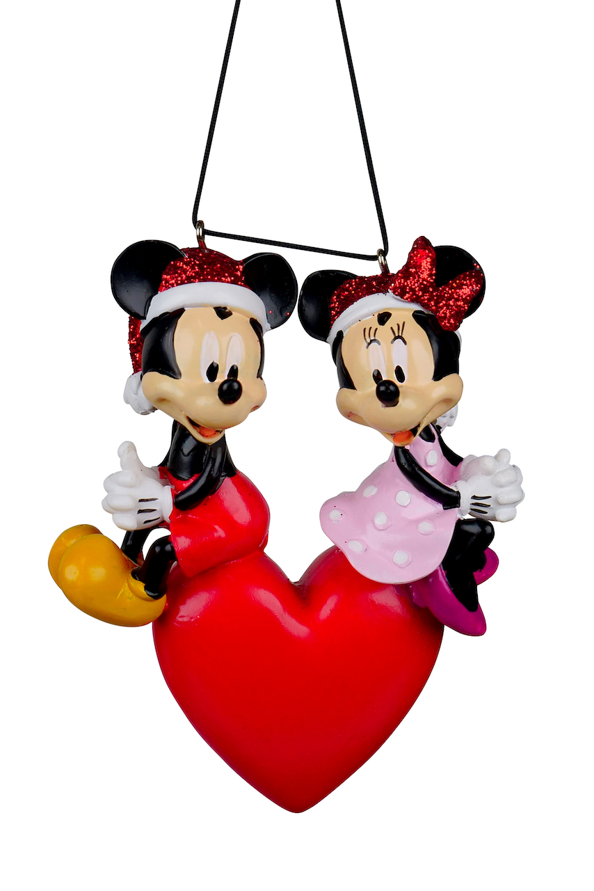 Ornament plastic mickey verliefd l12cm Kurt S. Adler