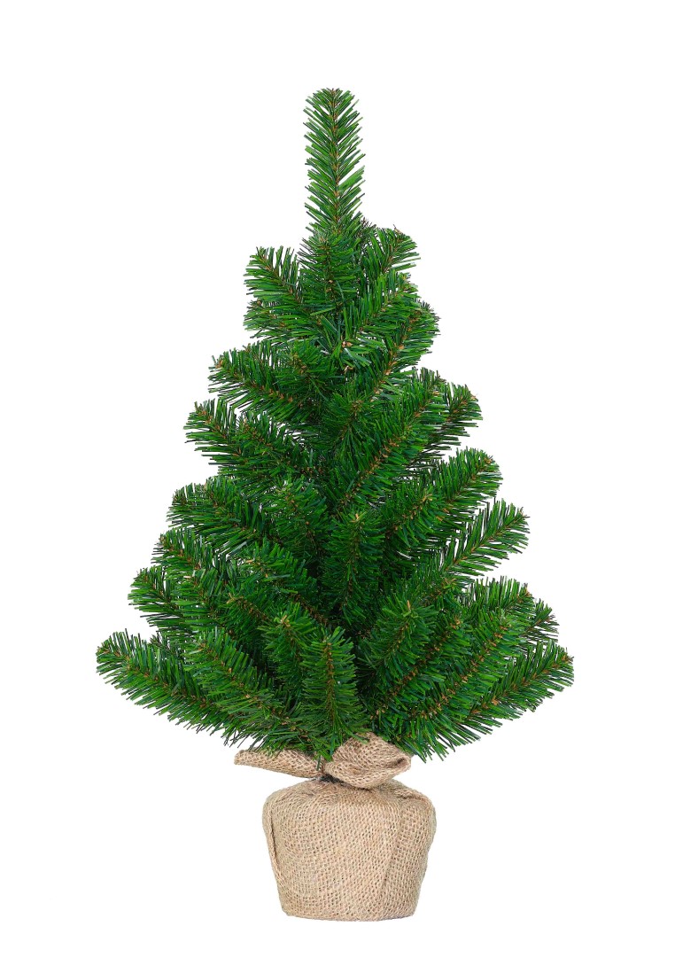 45cm Burlap Table Tree met Warm LED [18] - Holiday Tree