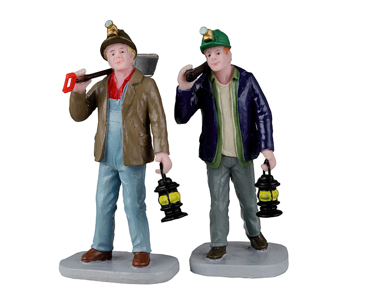 Lemax - Miners, Set Of 2 - Kersthuisjes & Kerstdorpen