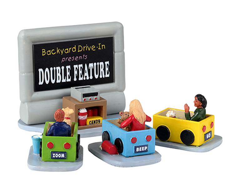 Backyard Drive In Set Of 4 LEMAX