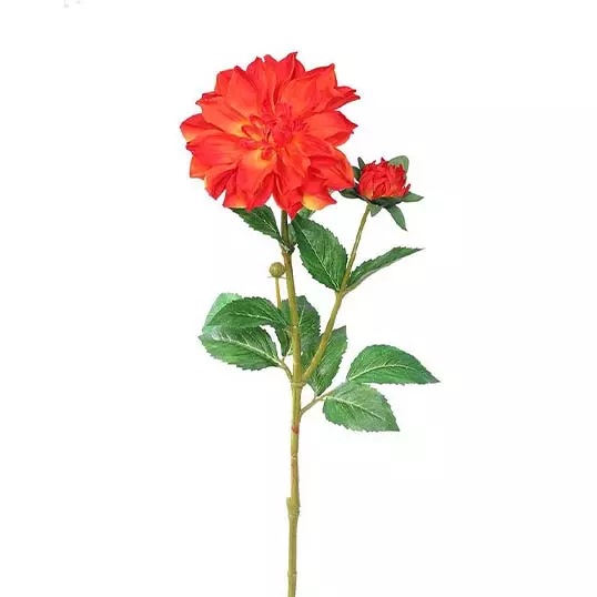 Dahlia Tak Oranje 60 cm kunstplant