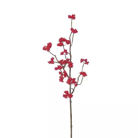 Bessentak Rood 73 cm kunstplant