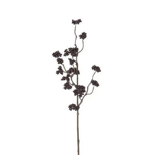 Bessentak Zwart 73 cm kunstplant