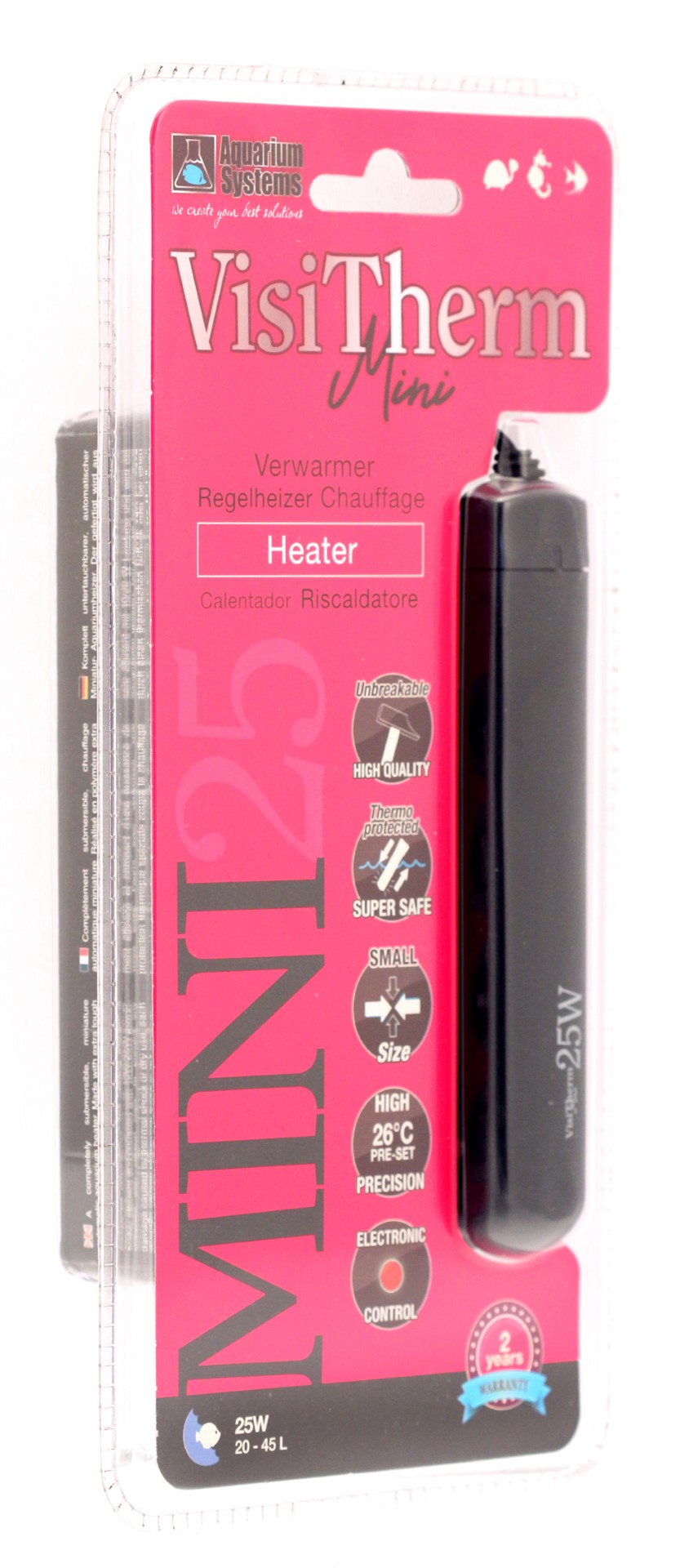 As heater visitherm mini plastic 25 W - Smulders