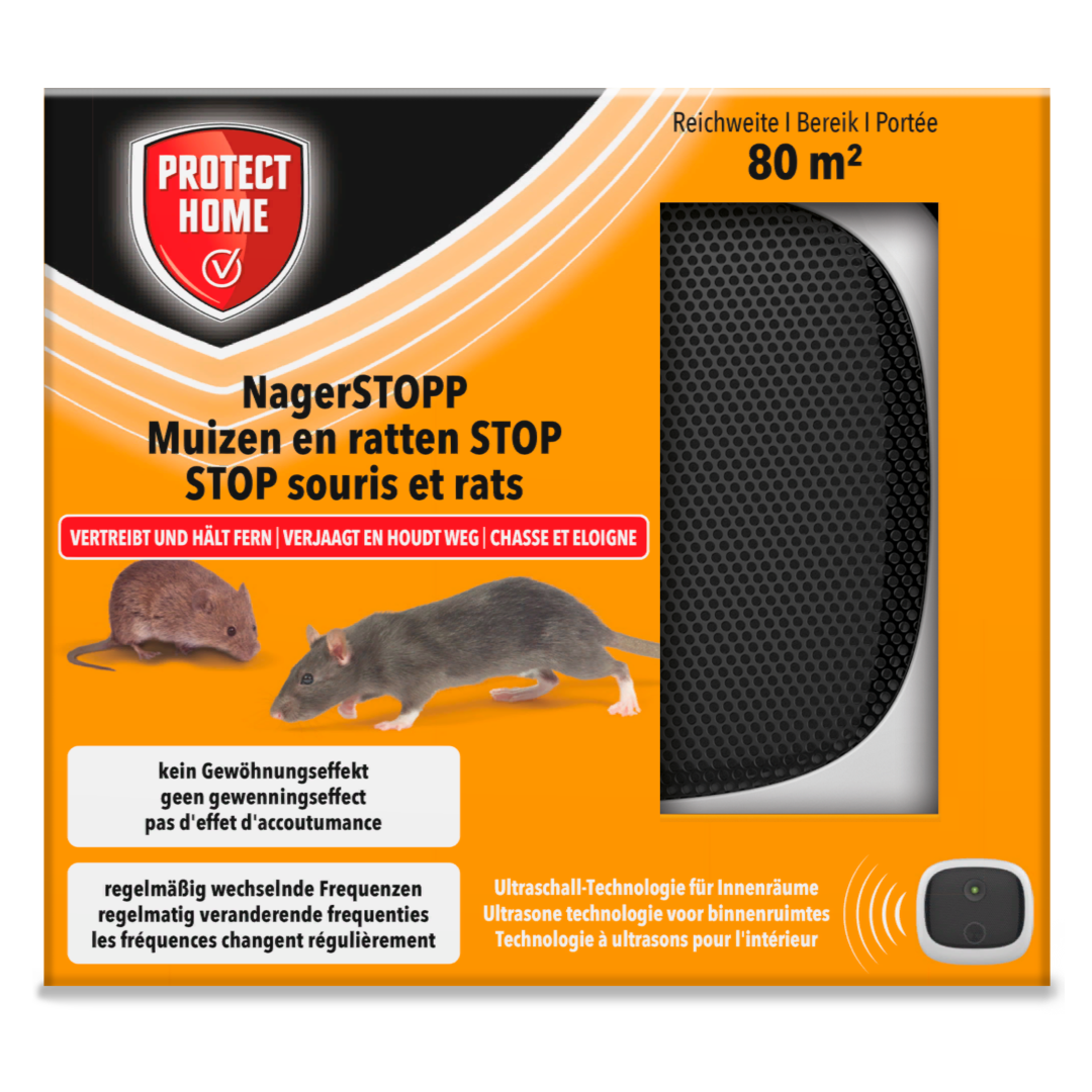 Protect Home Ultrasonic muizen en ratten STOP 80 m2