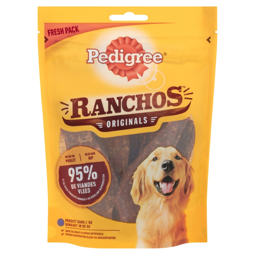 Hondenvoer Ranchos Kip 70 g 1x7 Pedigree