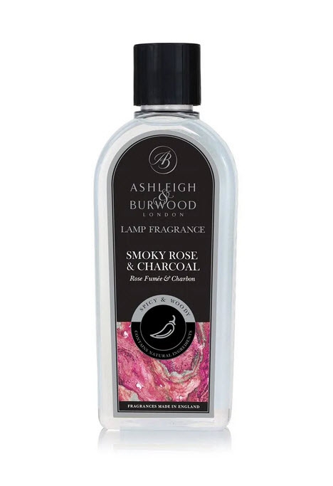 Geurolie 500 ml smoky rose charcoal - Ashleigh & Burwood