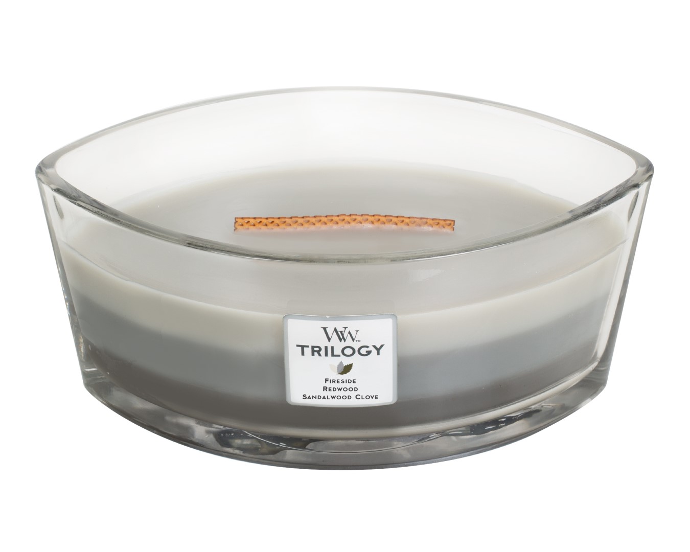 WW Trilogy Warm Woods Ellipse Candle - WoodWick