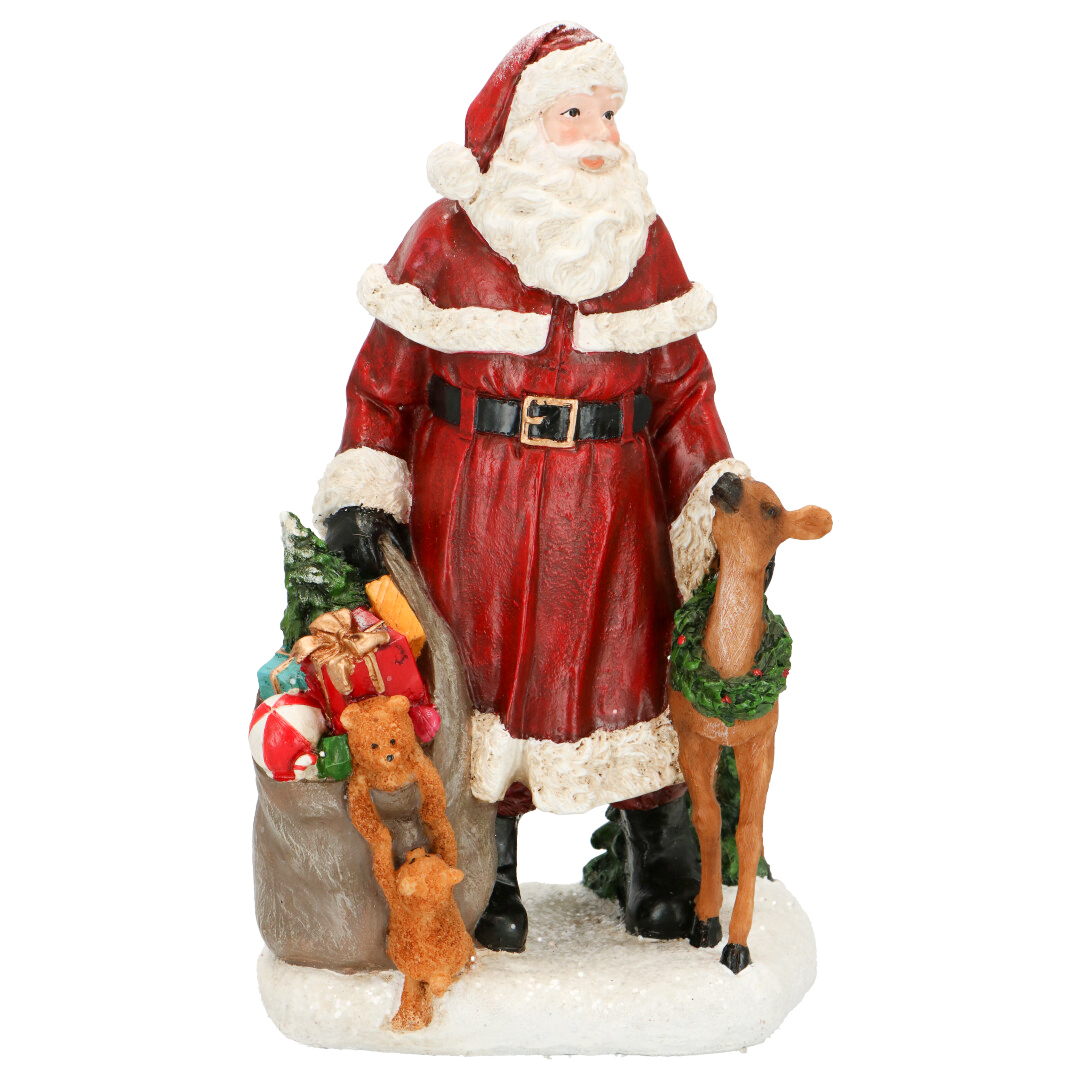 Santa with deer poly - Timstor
