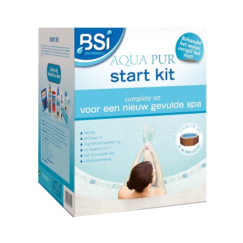 BSI - Aqua Pur Start Set: Deluxe - Complete Deluxe set om een nieuw gevulde spa in gebruik te nemen - De totaaloplossing voor uw Spa