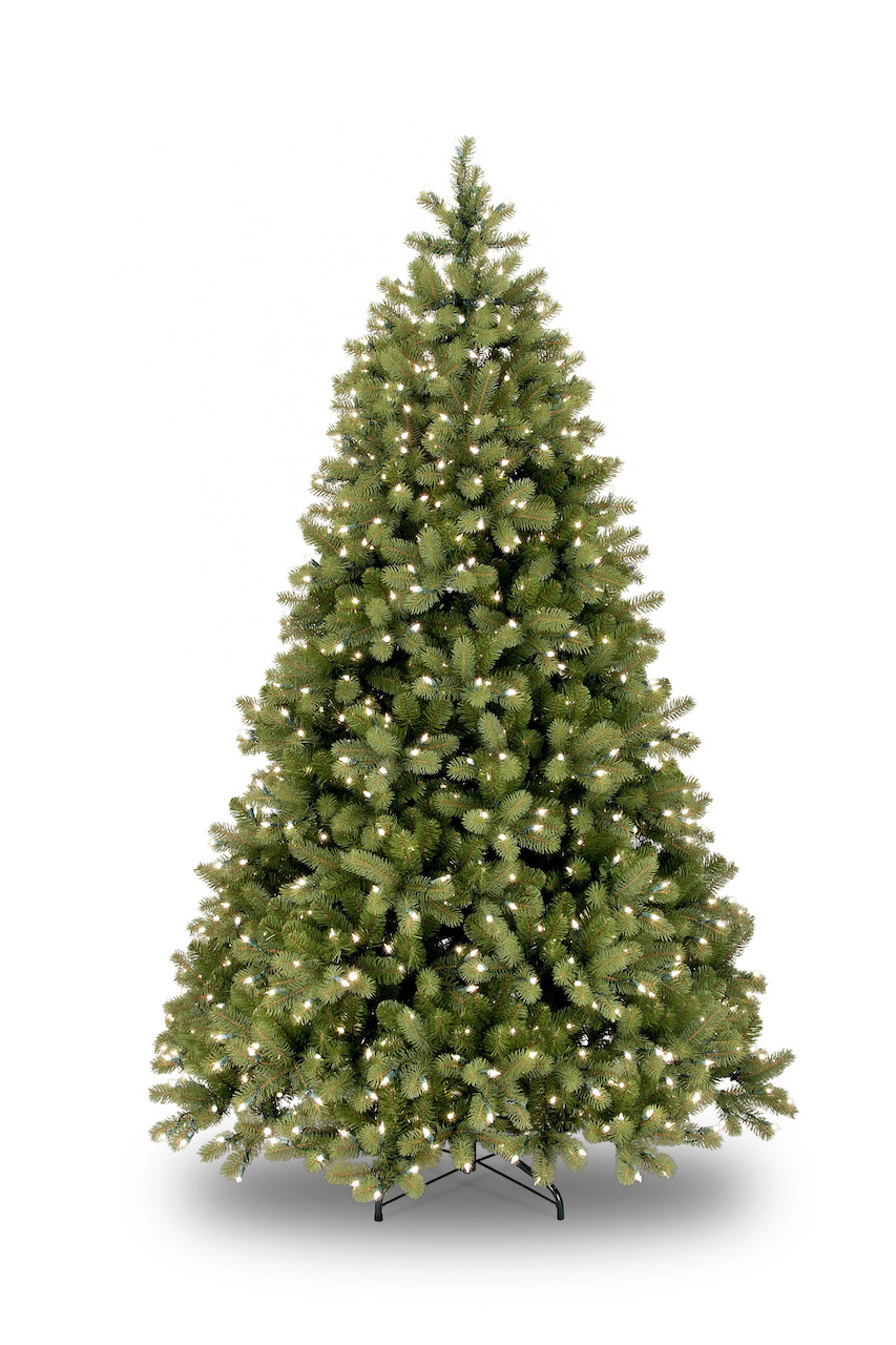 Poly Bayberry Spruce kunstkerstboom Hinged 228 cm met 600 LED Power Connect - National Tree Company