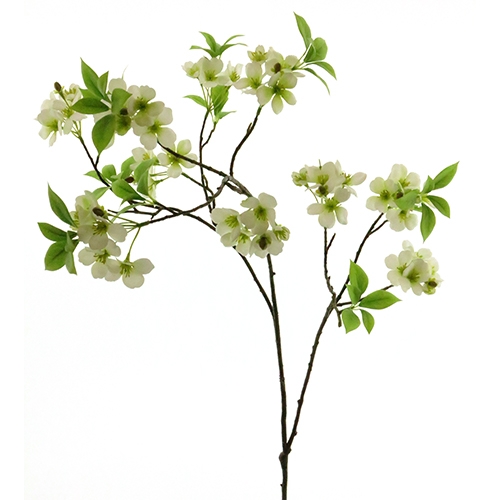 Cherry blossom spray regina cream 110 cm kunstbloem Nova Nature