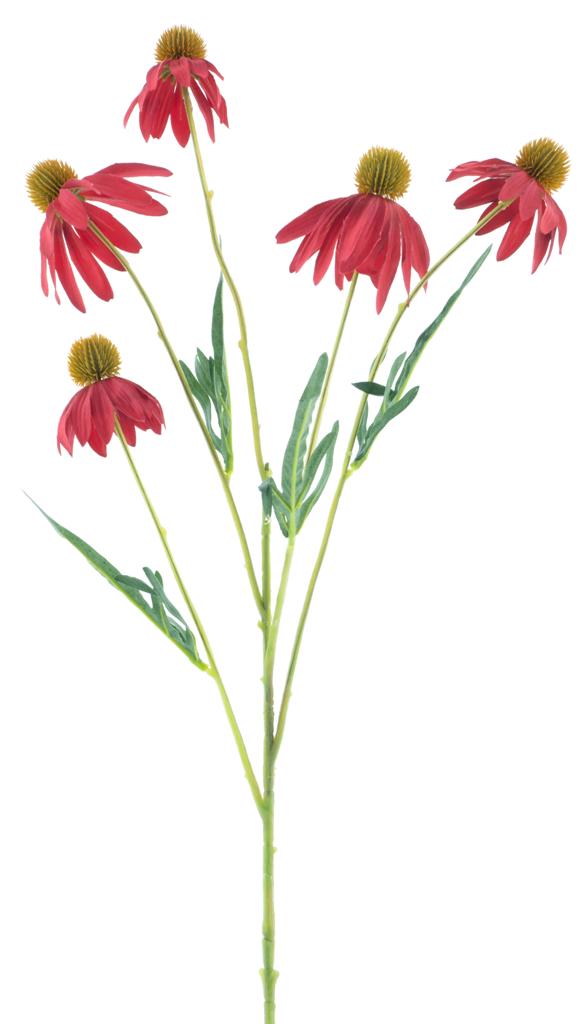 Rudbeckia spray red 90 cm kunstbloemen