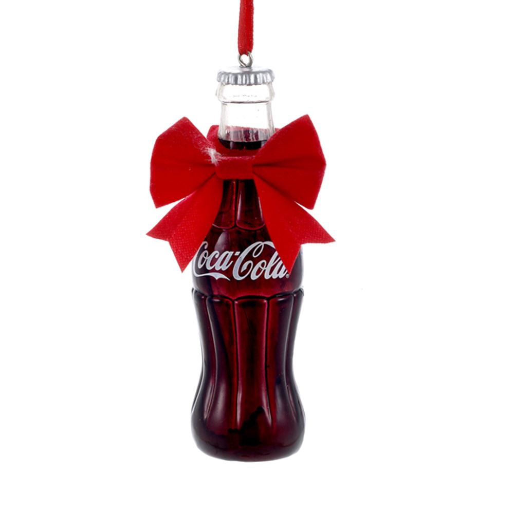 Coca-Cola Bottle With Tag 4.5 Inch - Kurt S. Adler