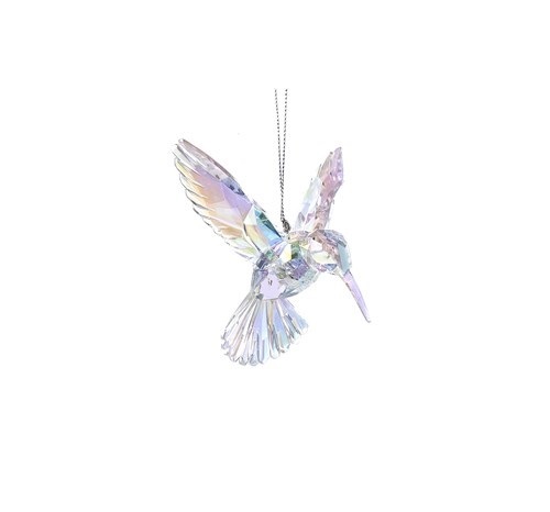 Clear/Iridescent Hummingbird 4 Inch - Kurt S. Adler