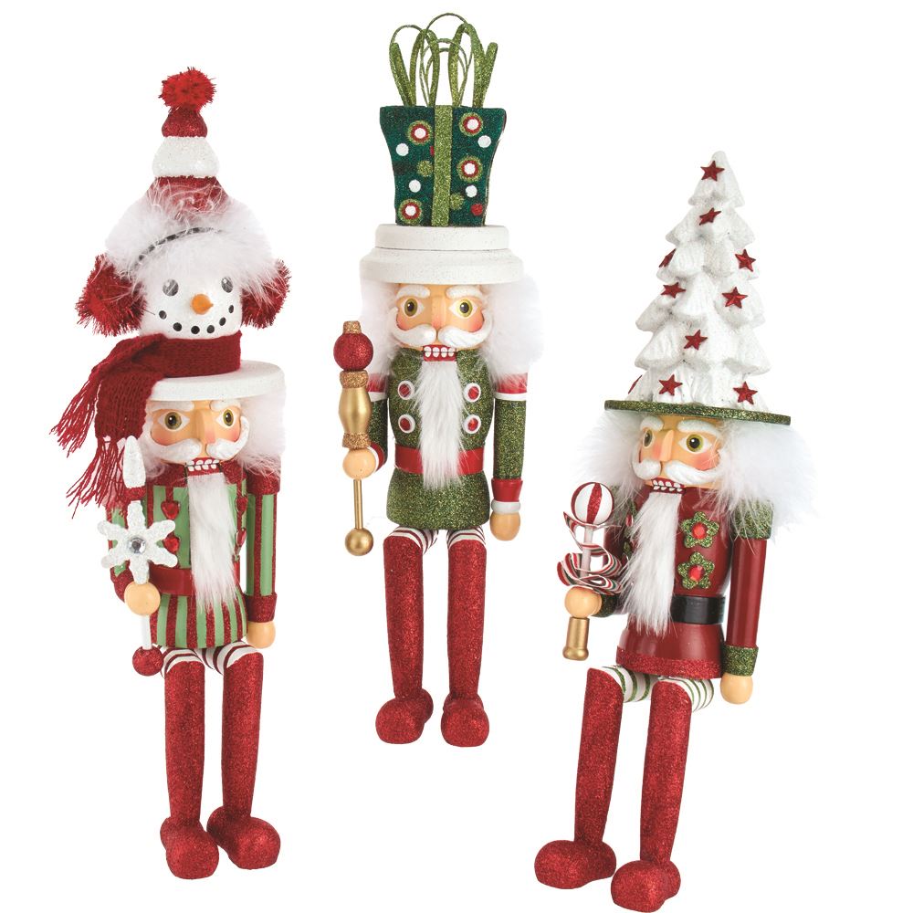 Hollywood Shelf Sitter Nutcrackers 17 Inch - Kurt S. Adler