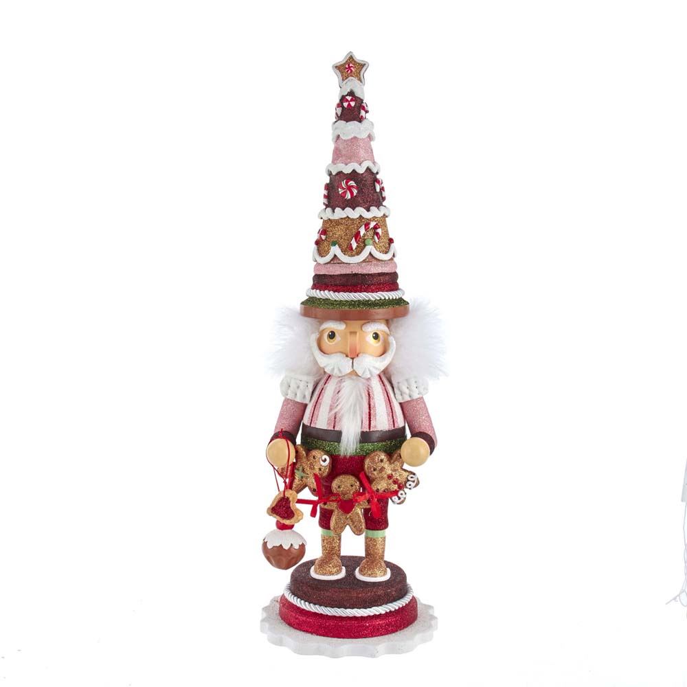 Hollywood Gingerbread Tree Hat Nutcracker 17.5 Inch - Kurt S. Adler