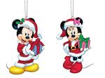 Mickey & Minnie-ornamenten Hoogte: 9 CM.