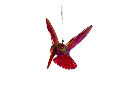 Hummingbird Red 3 x 4 x 3.5 Inch